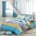 Hypoallergenic 4-Piece Cotton Sheets & Duvet Cover Set
