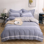 Hypoallergenic 4-Piece Cotton Sheets & Duvet Cover Set