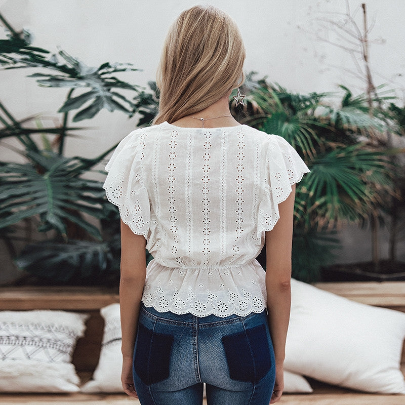 Women's Fashion Tops | Breathable Cotton Linen Blouse Shirt