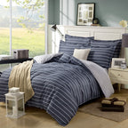 Hypoallergenic 4-Piece Cotton Sheets & Duvet Cover Set
