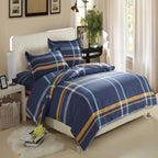 Hypoallergenic 4-Piece Cotton Sheets & Duvet Cover Set