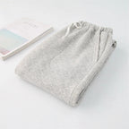 Women's Thickened Cotton Air-Layer Trousers: Plush, Skin-Safe Loungewear