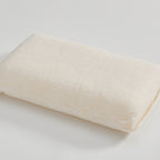 Soybean Single-Side Middle Pillow - White, Rectangular (10-15cm Height)