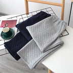 Women's Thickened Cotton Air-Layer Trousers: Plush, Skin-Safe Loungewear