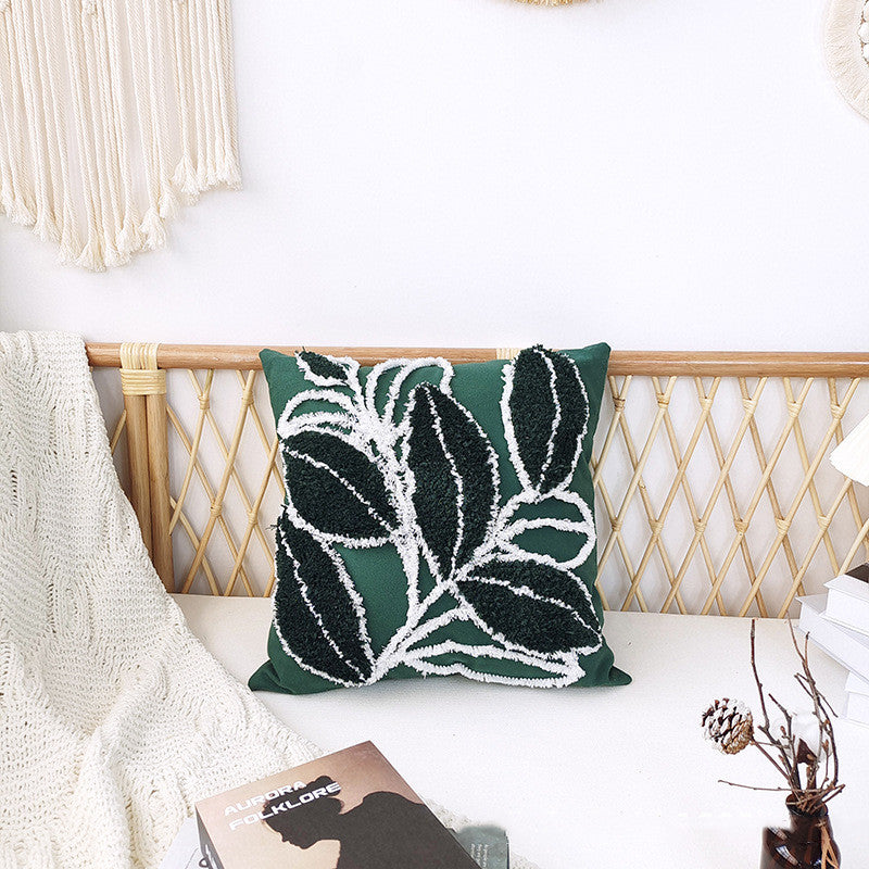Bohemian Chic Tufted Pillow: Minimalist Textured Home Accent