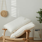 Soybean Single-Side Middle Pillow - White, Rectangular (10-15cm Height)