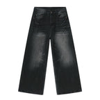 Men's Summer Relaxed-Fit Jeans: Breathable Cotton Straight Leg