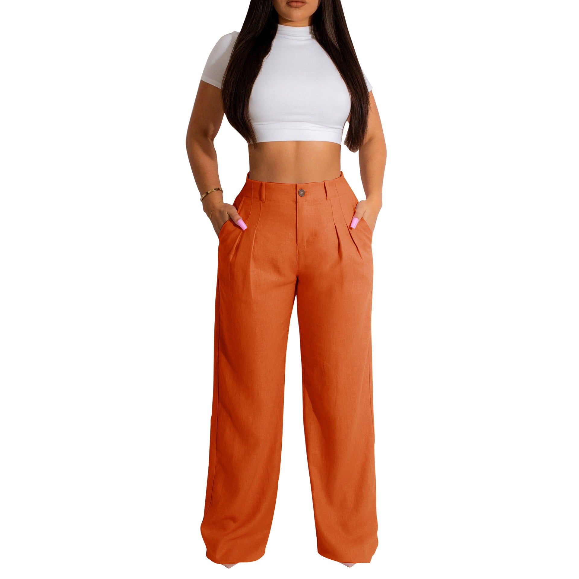 Women’s Summer Linen Blend Trousers: Breathable Comfort for Sensitive Skin