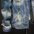 Men's Classic Washed Denim Jacket: The 100% Cotton Outer Layer