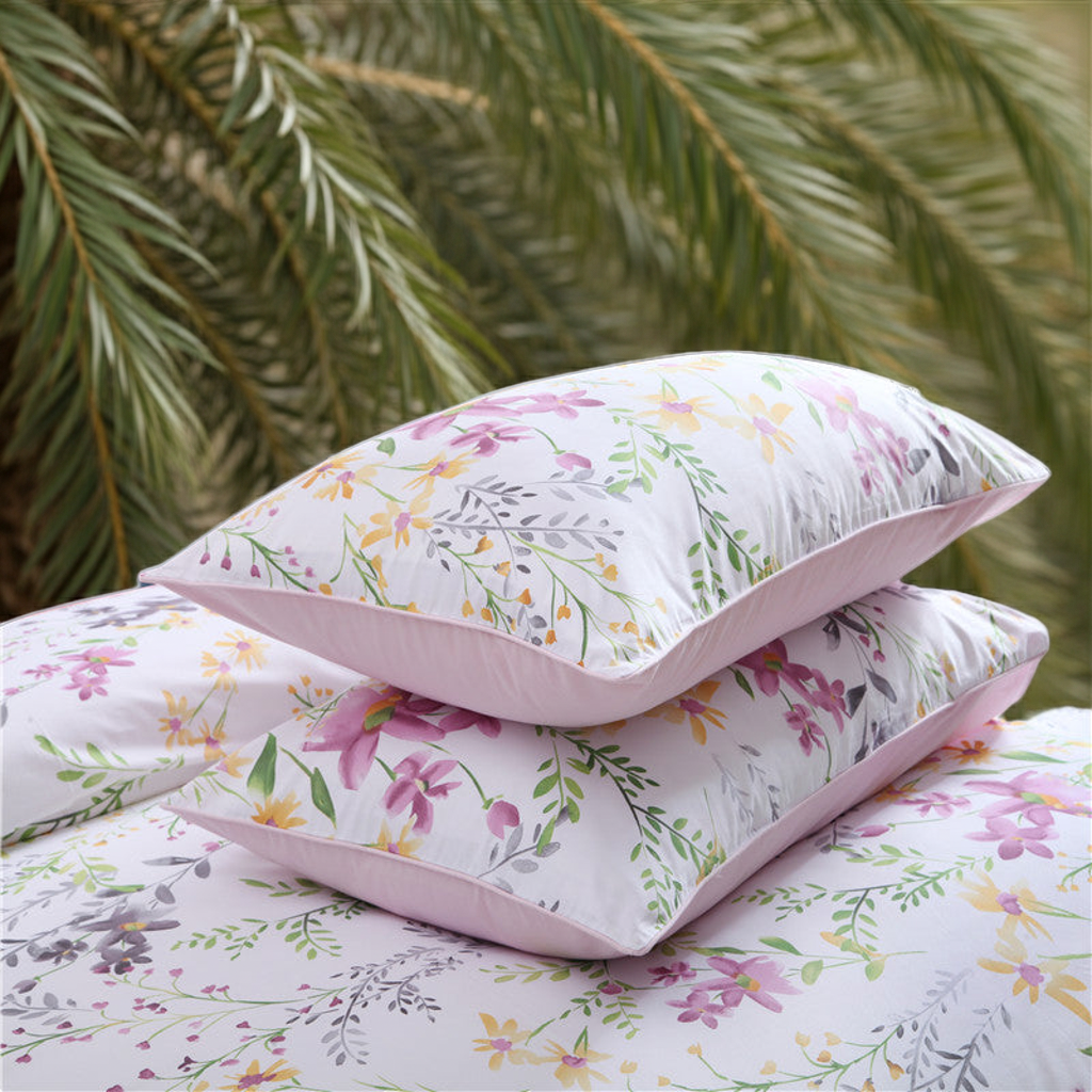 100% Long-Staple Cotton Pillow | Hypoallergenic Bedding Essential